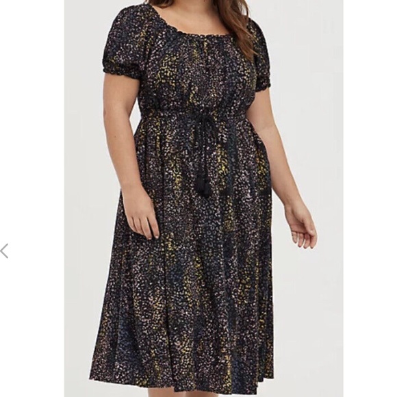 Torrid Challis Skater Dress 🌺🌺 - Picture 9 of 12